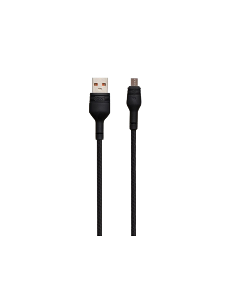 Кабель для зарядки и синхронизации XO NB55, USB Type-A/micro-USB, 1м, Чёрный