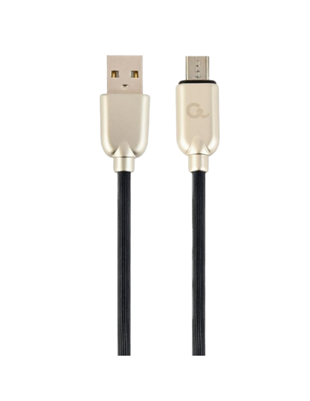 Кабель для зарядки и синхронизации Cablexpert CC-USB2R-AMmBM-1M, USB Type-A/micro-USB, 1м, Чёрный