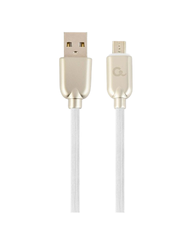 Кабель для зарядки и синхронизации Cablexpert CC-USB2R-AMmBM-1M-W, USB Type-A/micro-USB, 1м, Белый