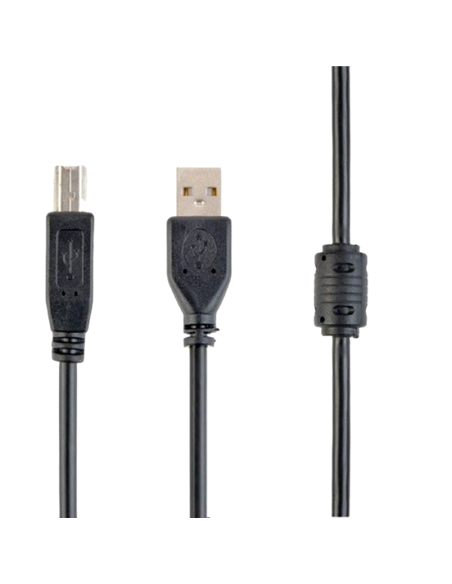 Cablu de comunicație Cablexpert CCF-USB2-AMBM-15, USB Type-A/USB Type-B, 4,5m, Negru