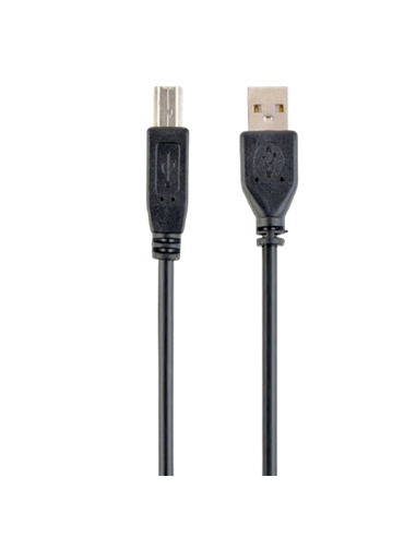 Кабель данных для периферийных устройств Gembird CCP-USB2-AMBM-15, USB Type-A/USB Type-B, 5м, Чёрный