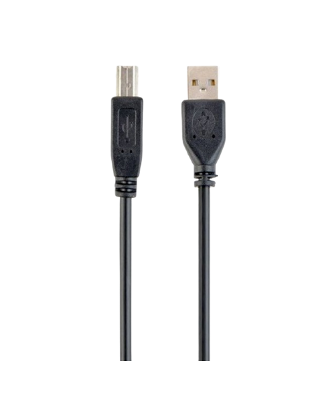 Кабель данных для периферийных устройств Gembird CCP-USB2-AMBM-15, USB Type-A/USB Type-B, 5м, Чёрный