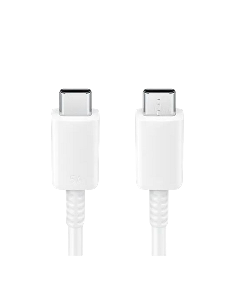 Cablu încărcare și sincronizare Samsung EP-DN975BWRGRU, USB Type-C/USB Type-C, 1m, Alb