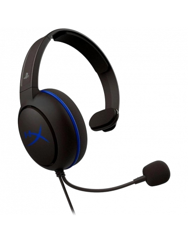 Căști gaming HyperX Cloud Chat PS4, Cu fir, Negru/Albastru