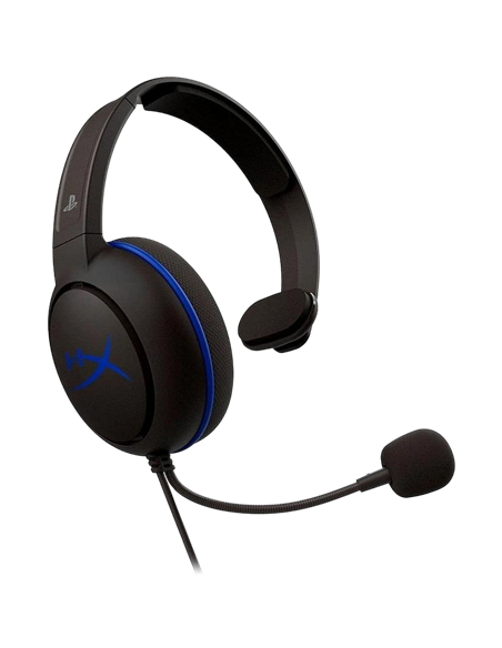 Игровая Гарнитура HyperX Cloud Chat PS4, Проводной аналоговый, Черный/Синий