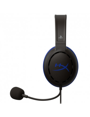 Căști gaming HyperX Cloud Chat PS4, Cu fir, Negru/Albastru