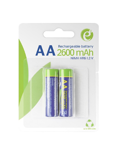 Аккумуляторы Energenie EG-BA-AA26-01, AA, 2600мА·ч, 2шт.