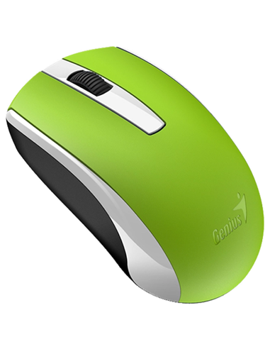 Mouse Wireless Genius ECO-8100, Verde