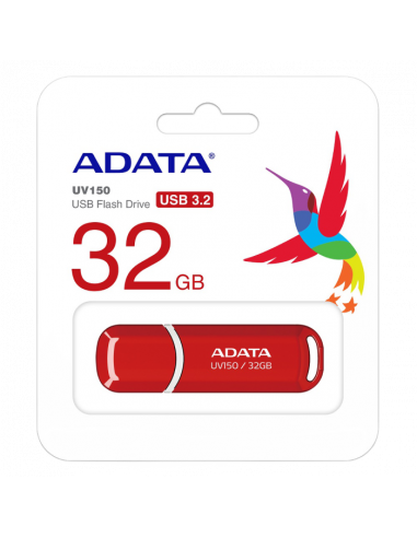 Memorie USB ADATA UV150, 32GB, Roșu