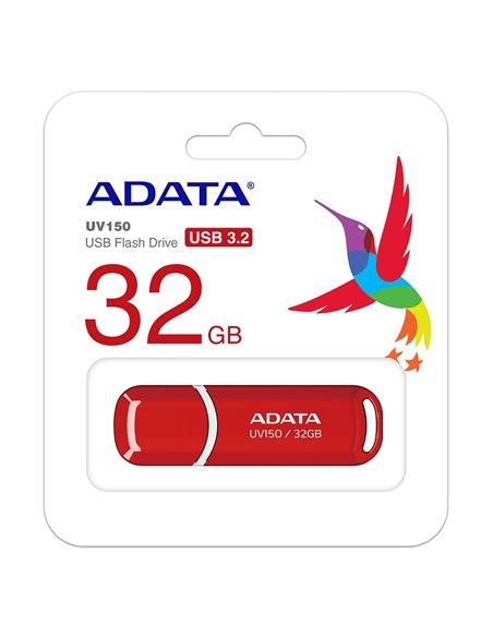 Memorie USB ADATA UV150, 32GB, Roșu Memorie USB ADATA UV150, 32GB, Roșu
