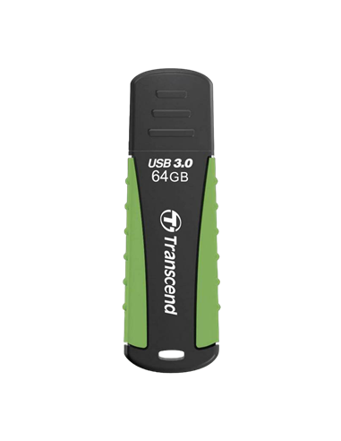 USB Flash накопитель Transcend JetFlash 810, 64Гб, Черный/Зеленый