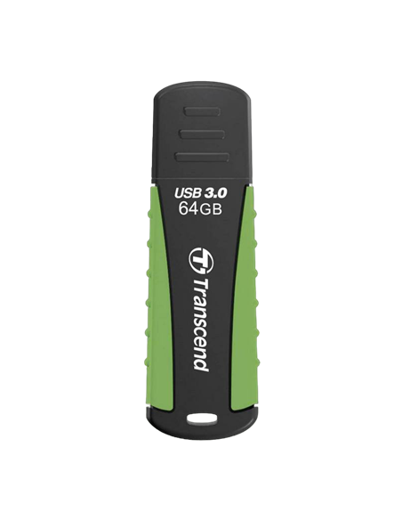 USB Flash накопитель Transcend JetFlash 810, 64Гб, Черный/Зеленый