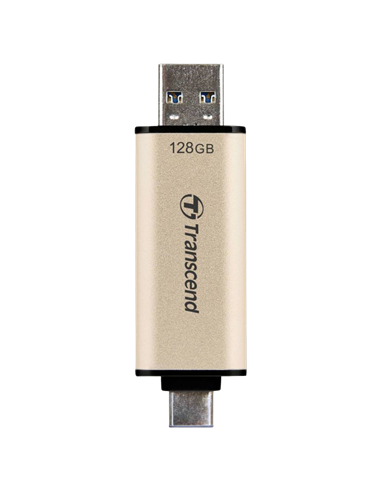 USB Flash накопитель Transcend JetFlash 930C, 128Гб, Золотистый