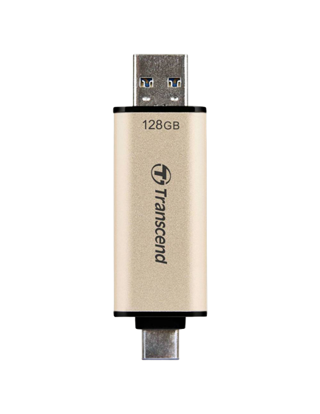 USB Flash накопитель Transcend JetFlash 930C, 128Гб, Золотистый