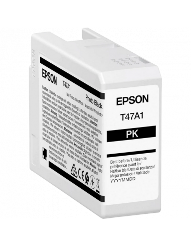 Картридж чернильный Epson T47A1 UltraChrome PRO 10 INK, C13T47A100, Циан