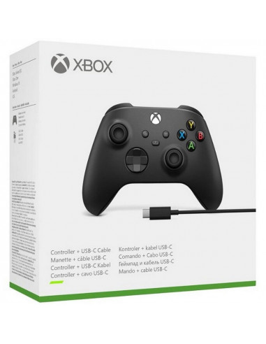 Gamepad Microsoft Xbox, Negru