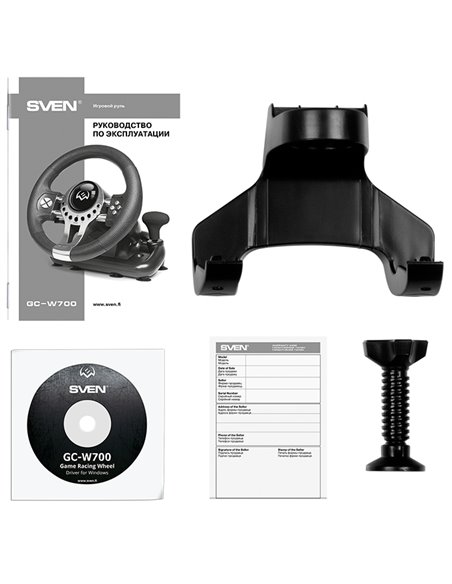 Volan Gaming SVEN GC-W700, Negru Volan Gaming SVEN GC-W700, Negru