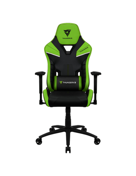 Scaun Gaming ThunderX3 TC5, PU Piele, Negru/Verde