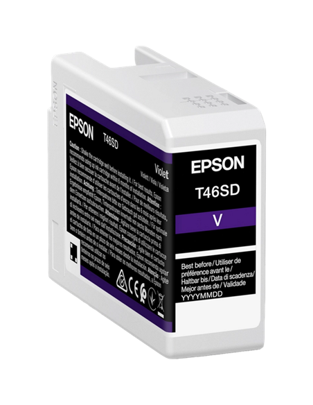 Картридж чернильный Epson T46S UltraChrome Pro 10, 25мл, Фиолетовый