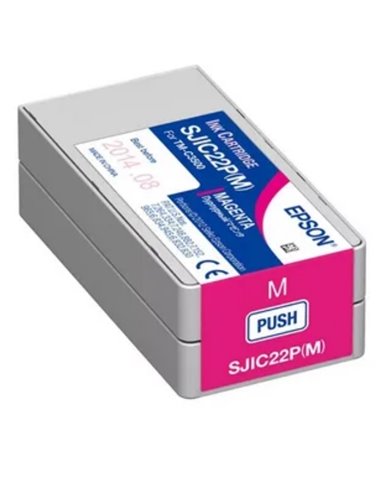 Картридж чернильный Epson SJIC22P, C33S020603, Пурпурный