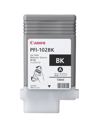 Cartuș de cerneală Canon PFI-102, 130ml, Negru