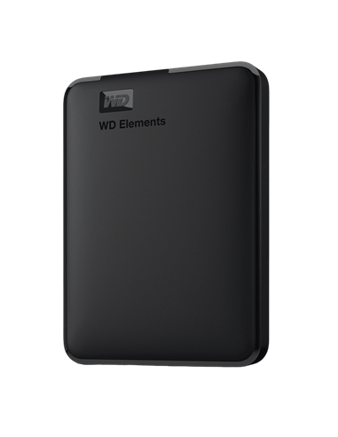 Внешний портативный жесткий диск Western Digital WD Elements, 4 TB, Чёрный (WDBU6Y0040BBK-WESN)