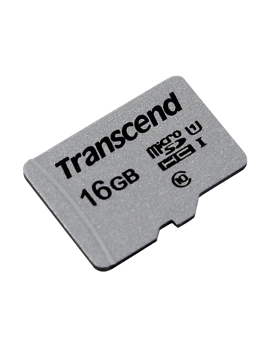 Карта памяти Transcend microSDHC UHS-I (U1), Class 10, 16Гб (TS16GUSD300S)