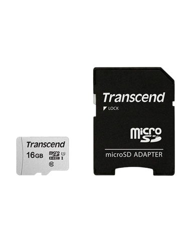 Card de Memorie Transcend microSDHC 300S, 16GB (TS16GUSD300S-A)