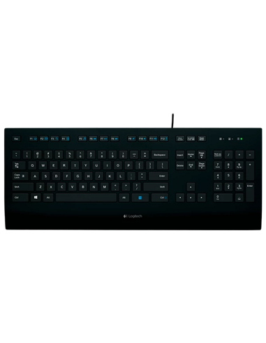 Клавиатура Logitech K280e, Проводное, Чёрный