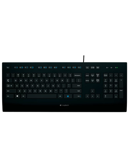 Клавиатура Logitech K280e, Проводное, Чёрный