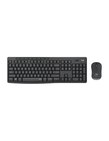 Клавиатура и мышь Logitech MK295, Беспроводное, Чёрный