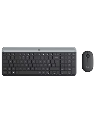 Set Tastatură + Mouse Logitech MK470, Fără fir, Grafit