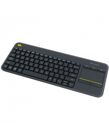 Tastatură Logitech K400 Plus, Fără fir, Negru