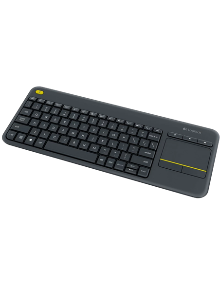 Tastatură Logitech K400 Plus, Fără fir, Negru