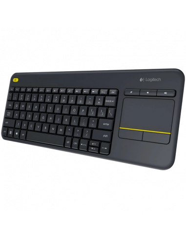 Tastatură Logitech K400 Plus, Fără fir, Negru