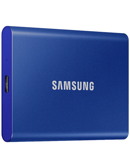 Внешний портативный SSD накопитель Samsung Portable SSD T7, 1 ТБ, Синий (MU-PC1T0H/WW)