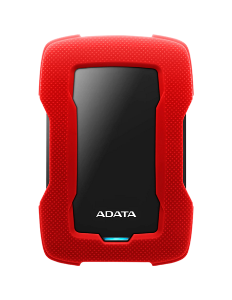 Внешний портативный жесткий диск ADATA HD330, 2 ТБ, Красный (AHD330-2TU31-CRD)