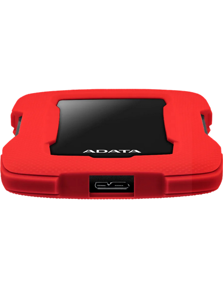 Внешний портативный жесткий диск ADATA HD330, 2 ТБ, Красный (AHD330-2TU31-CRD)