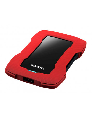 Внешний портативный жесткий диск ADATA HD330, 2 ТБ, Красный (AHD330-2TU31-CRD)
