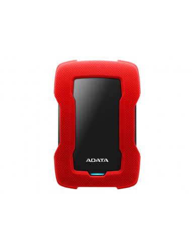 Внешний портативный жесткий диск ADATA HD330, 2 ТБ, Красный (AHD330-2TU31-CRD)