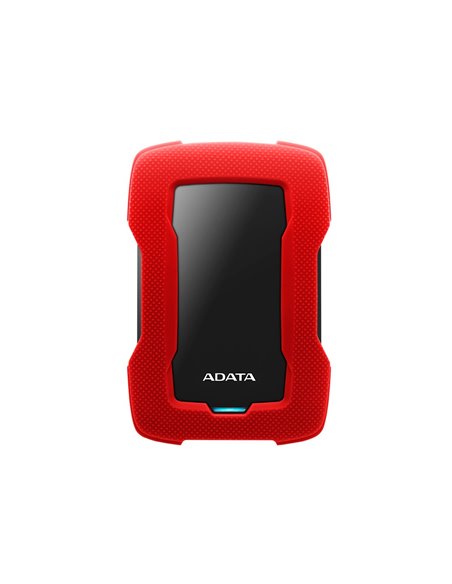 Внешний портативный жесткий диск ADATA HD330, 2 ТБ, Красный (AHD330-2TU31-CRD)