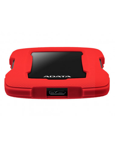Внешний портативный жесткий диск ADATA HD330, 2 ТБ, Красный (AHD330-2TU31-CRD)