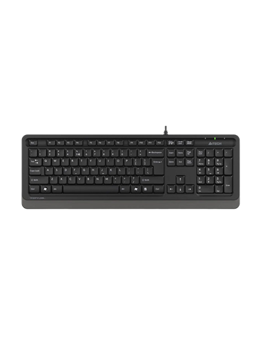 Tastatură A4Tech FK10, Cu fir, Negru/Gri