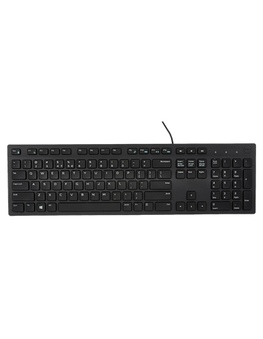 Клавиатура DELL KB216, Проводное, Чёрный