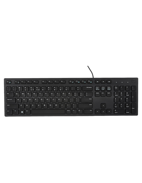 Клавиатура DELL KB216, Проводное, Чёрный