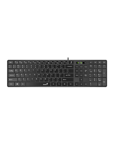 Tastatură Genius SlimStar 126, Cu fir, Negru