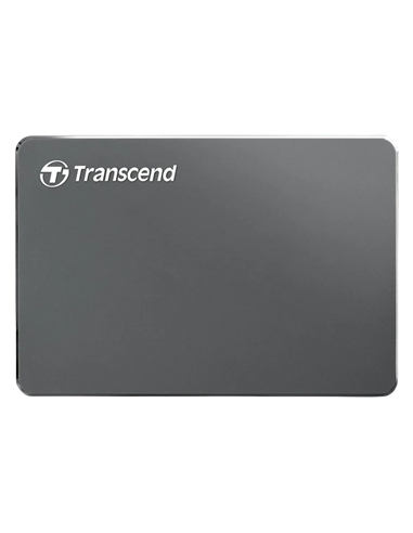 Внешний портативный жесткий диск Transcend StoreJet 25C3, 1 ТБ, Iron Gray (TS1TSJ25C3N)