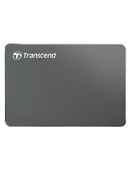 HDD portabil extern Transcend StoreJet 25C3, 1 TB, Iron Gray (TS1TSJ25C3N)