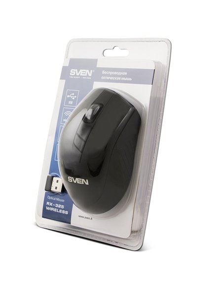 Mouse Wireless SVEN RX-325, Negru
