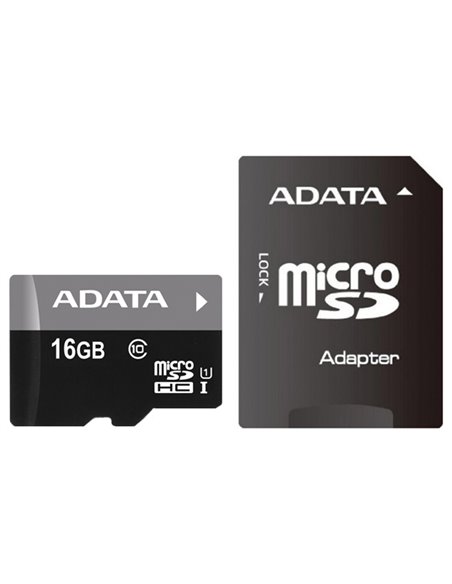 Card de Memorie ADATA microSDHC Class 10, 16GB (AUSDH16GUICL10-RA1)